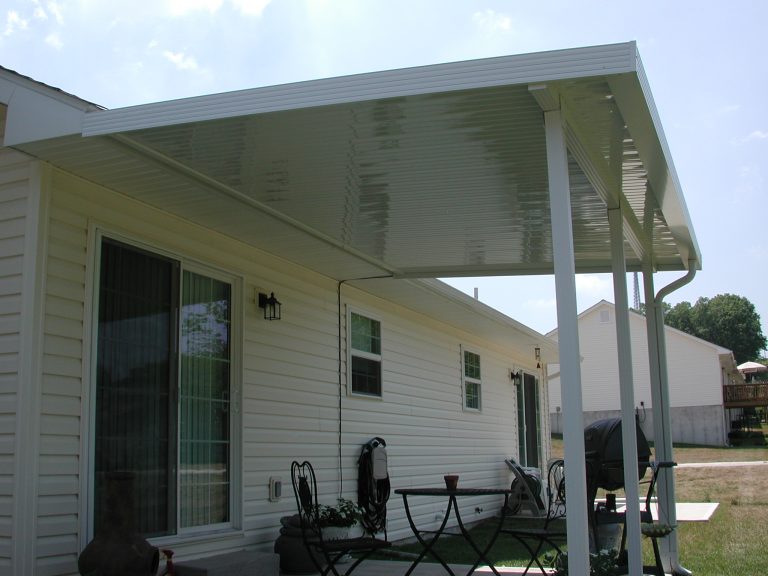 Flat Pan Patio Covers - Glenlo Awning & Window Company