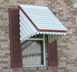 deluxe aluminum awning