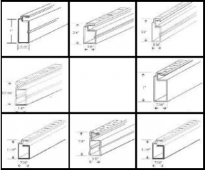 Screening frame and parts for windows